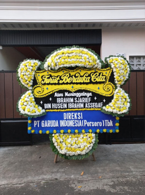 Papan Bunga Duka di Benuki